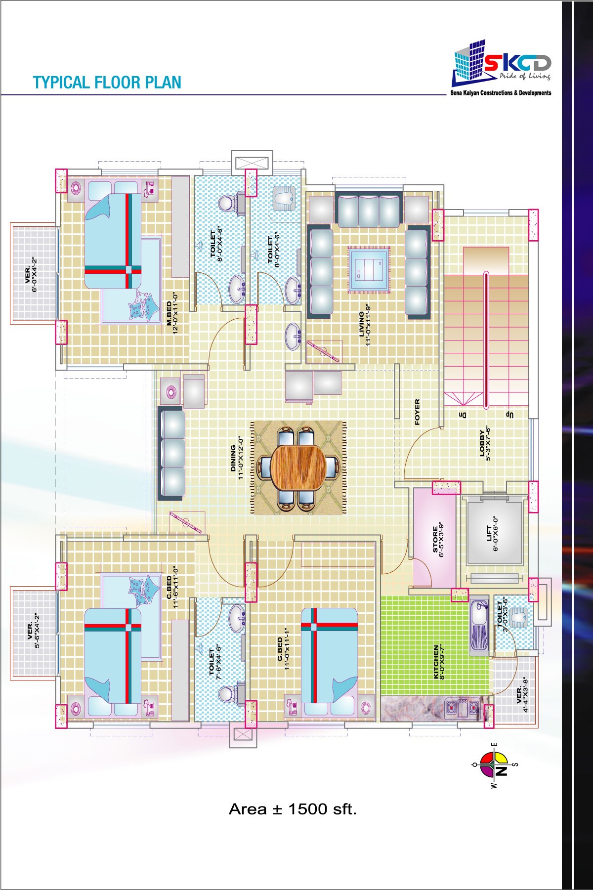 Floor plan-Plot no-304