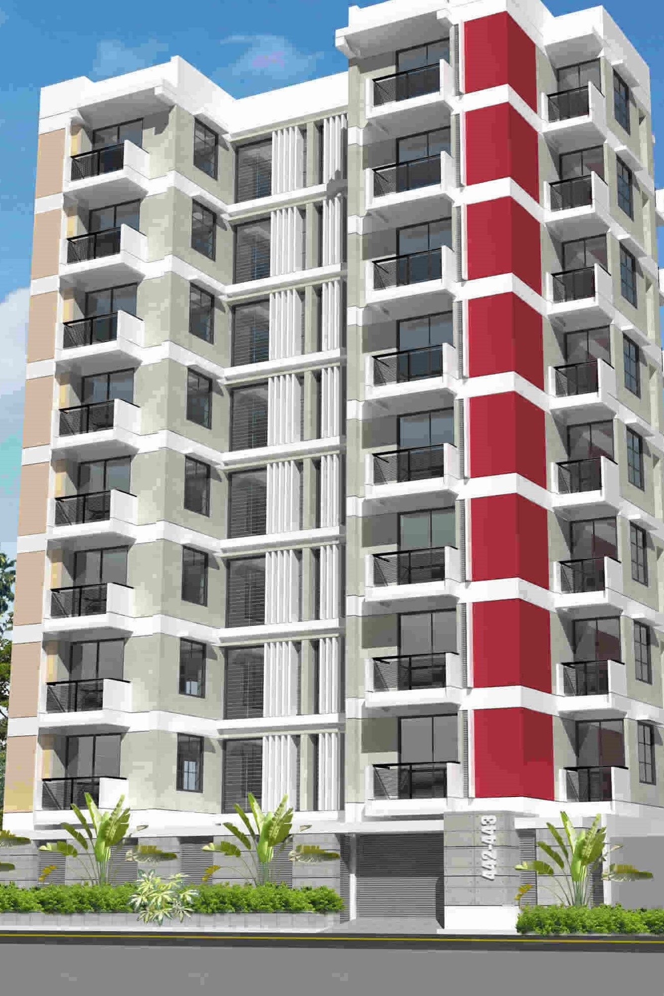 442-443, Rd-3, Bl-I, Bashundhara RA